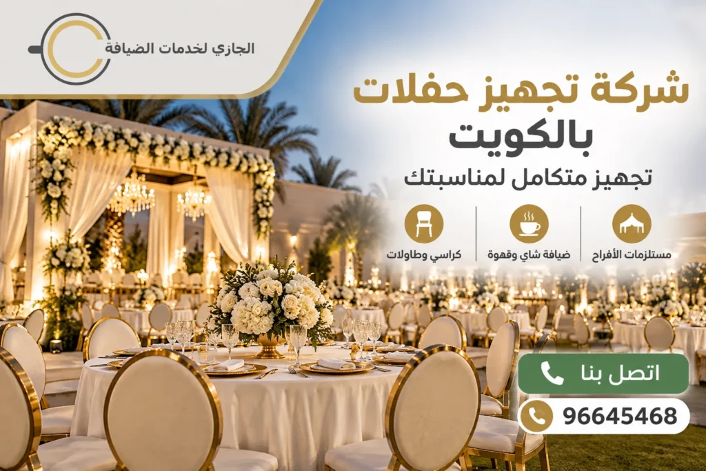 شركة تجهيز حفلات بالكويت لتنسيق وتجهيز الأعراس والمناسبات